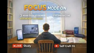 | 🙂 | Day 24 | The Quiet Study Hour 📘 | Morning Session ☀️|  25/01/2026  | Self Craft SS | 🙂 |
