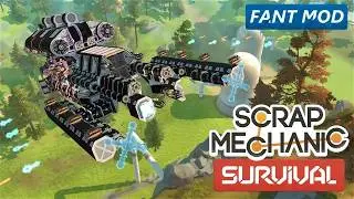 The Z.E.U.S Warship | Scrap Mechanic | Fant Mod