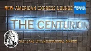 We visited the NEW AMERICAN EXPRESS Lounge in Salt Lake City International airport.  Check it out!