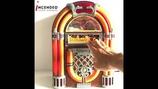 Vintage Classic Jukebox Radio and Cassette Player
