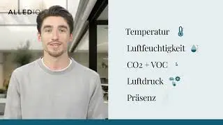 Alledio OEM Multi Sensor - Modbus & BACnet - Temperatur, Luftfeuchtigkeit, CO2, Druck, Pr&auml;senz, VOC.
