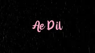 Space Salt - Ae Dil (Official Lyric Video)