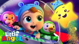 Twinkle Twinkle Little Star | Little Angel Kids Songs & Nursery Rhymes