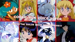 Every Cookie Run Voice Actor Who Also Voiced Sailor Moon Character!