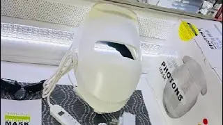 Светодиодная маска для лица Nualux Red Light Therapy, аппарат для ухода за кожей лица с фотонами,...