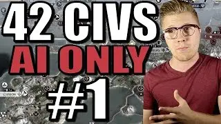 Civ 5 Gameplay: Brave New World Let&rsquo;s Play - AI Only [ALL CIVS MOD] Part 1