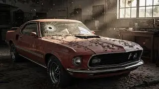 ASMR Car Restoration &ndash; 1969 Ford Mustang Mach 1 | From Abandoned to Brand New