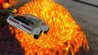 BeamNG.drive - Jumping In Volcano High Speed