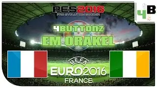 4buttonz EM Orakel [40] Achtelfinale - Frankreich : Irland &diams; PES UEFA Euro 2016 Gameplay