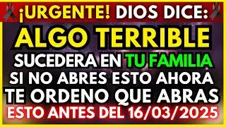 DIOS DICE: UNA GRAN TRAGEDIA PODRÍA GOLPEAR A TU FAMILIA SI IGNORAS ESTE MENSAJE 😨🙏