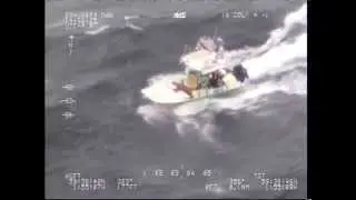 Rescue Helicopter films Dream Boats Intruder 21