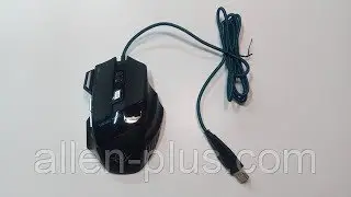 Мышь игровая с двойным кликом 7D (3200 DPI) GAMING double click USB, black