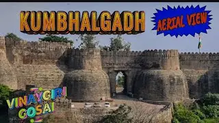 ⏩ Kumbhalgadh Aerial view 📌 Vinaygiri Gosai