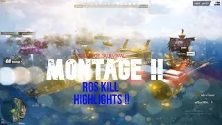 RULES OF SURVIVAL ALL OUT MONTAGE !! (ROS MONTAGE KILL HIGHLIGHTS)