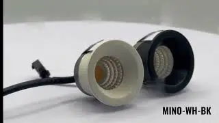 LEARC aluminium electroplated gold finish recess type 3w bridgelux LED cabinet light with MEM145