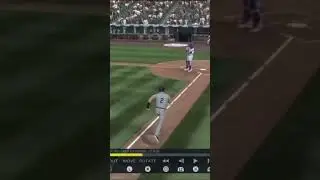 Weird glitch in mlb the show #funny #mlbtheshow #gaming #shorts