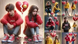 Couples Break Up 💔 Photo Editing | Break Up Photo Editing AI | Bing Image Creator