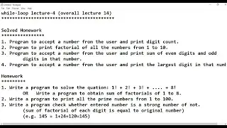 Loops Part-14