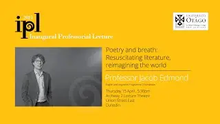 Inaugural Professorial Lecture &ndash; Jacob Edmond