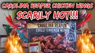 *NEW* ICELAND LIMITED EDITION SCARILY SPICY CAROLINA REAPER CHILLI CHICKEN WINGS | REVIEW