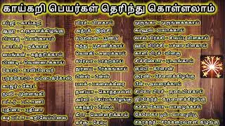 Vegetable 🥦Names in Hindi | Spoken Hindi For Beginners in Tamil | #tamil