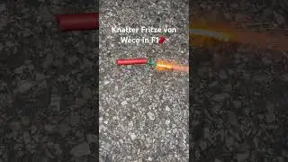 Knatter Fritze von Weco in F1🧨🤩#fireworks #pyrotechnica #pyro #experiment #special #feuerwerk