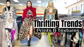 Thrifting Trends For Fall Winter 2019/2020 | Mixing Prints & Textures