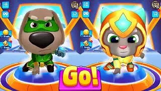 Talking Tom Hero Dash Mission vs Final Boss - Boss Ben vs Boss Tom - Android iOS Gameplay