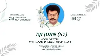 Funeral Service of Mr. Aji John (57)