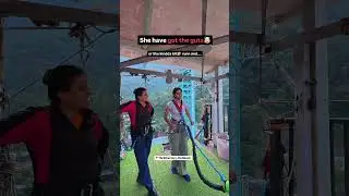 Tag Swag wali girl | Thrill Factory Rrishikesh | Bungee Jumping  #bungeejumping #rishikesh #travel