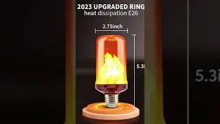 LED Flame Light Bulbs #shortsfeed