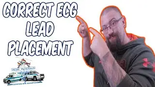 Correct Lead Placement For 3 Lead ECG/EKG | EMT/Paramedic Assessment | Medic Materials