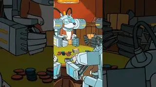 Dogs playing poker. #rickandmorty