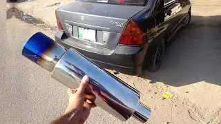 Installed HKS Jasma Large Exhaust In my Car