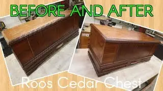 Antique Roos Cedar Chest | 10.25.19 | How to Furniture Refinishing Restoration Repair