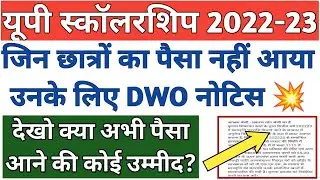 up scholarship kab tak aayega 2022 23/up bed scholarship news today/up scholarship update today