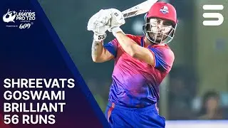 Shreevats Goswami Hits 56 🔥| Delhi vs Dubai | M 1 | World Legends T20 Pro League | ZL1K