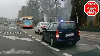 Nieoznakowany Opel Astra II Classic zatrzymuje drogowego pirata za 