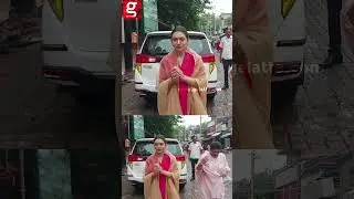 😍Madurai Meenakshi Amman Temple-ல் வழிபட்ட Hansika Motwani!💖