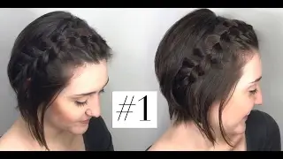 Tran&ccedil;a em cabelo curto #1 - Tutorial Vou de Tran&ccedil;a