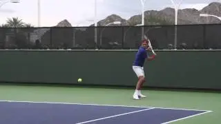 Roger Federer Backhand In Slow Motion