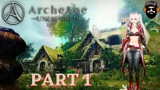 ARCHEAGE UNCHAINED Gameplay - FRESH START - Leveling BLADE DANCER - PART 1 (no commentary)