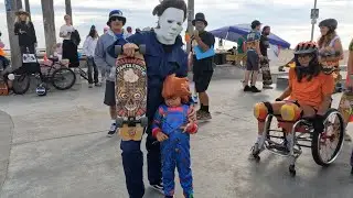 Venice Skatepark Skate N Scare Halloween Skate Contest