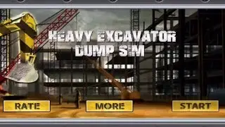 Heavy Excavator Crane sim 3D