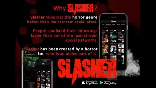 The SLASHER app - The social media app for horror fans!