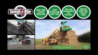 Spread-a-bale at Dairy Tech UK