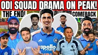Shocking- No Place for Ruturaj|Shami Career Over-Besharmi On Peak|Team India ODI Squad Announced|