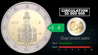 2 Euro 2015 Deutschland (Hessen) - Gedenkm&uuml;nze │ M&uuml;nzwert, Auflage, Rezension