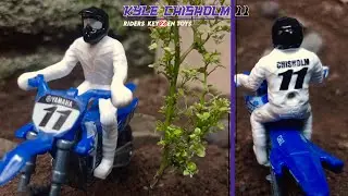 diecast motocross aksi Kyle Chisholm diecast motor trail finger motor dirt bike by sx motocross toys