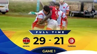 KENYA 29-21 TUNISIA HIGHLIGHTS GAME 1 /U20 BARTHES TROPHY 2025/Rugby tunisie.